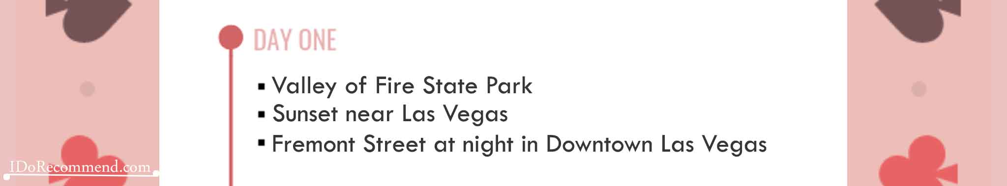 Las Vegas itinerary day 1
