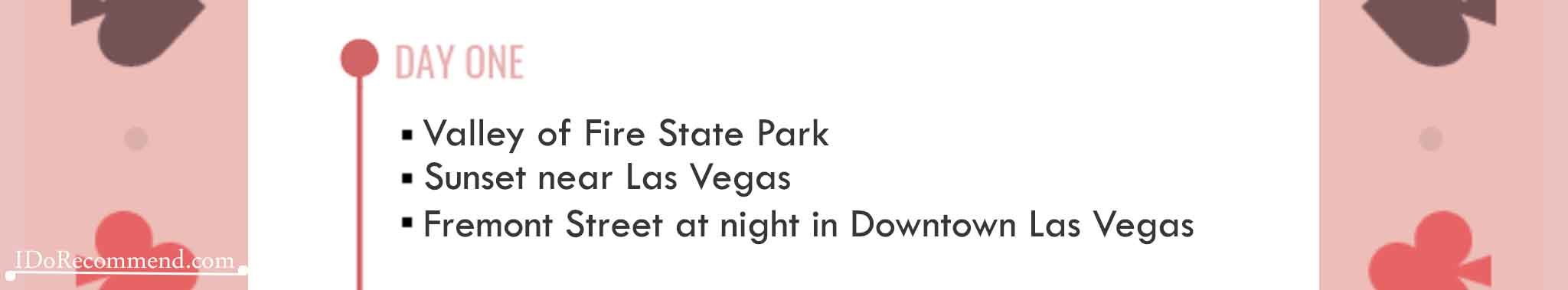 Las Vegas itinerary day 1