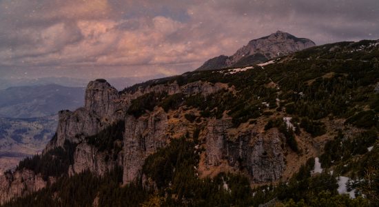 One day hike in the Ceahlău Massif