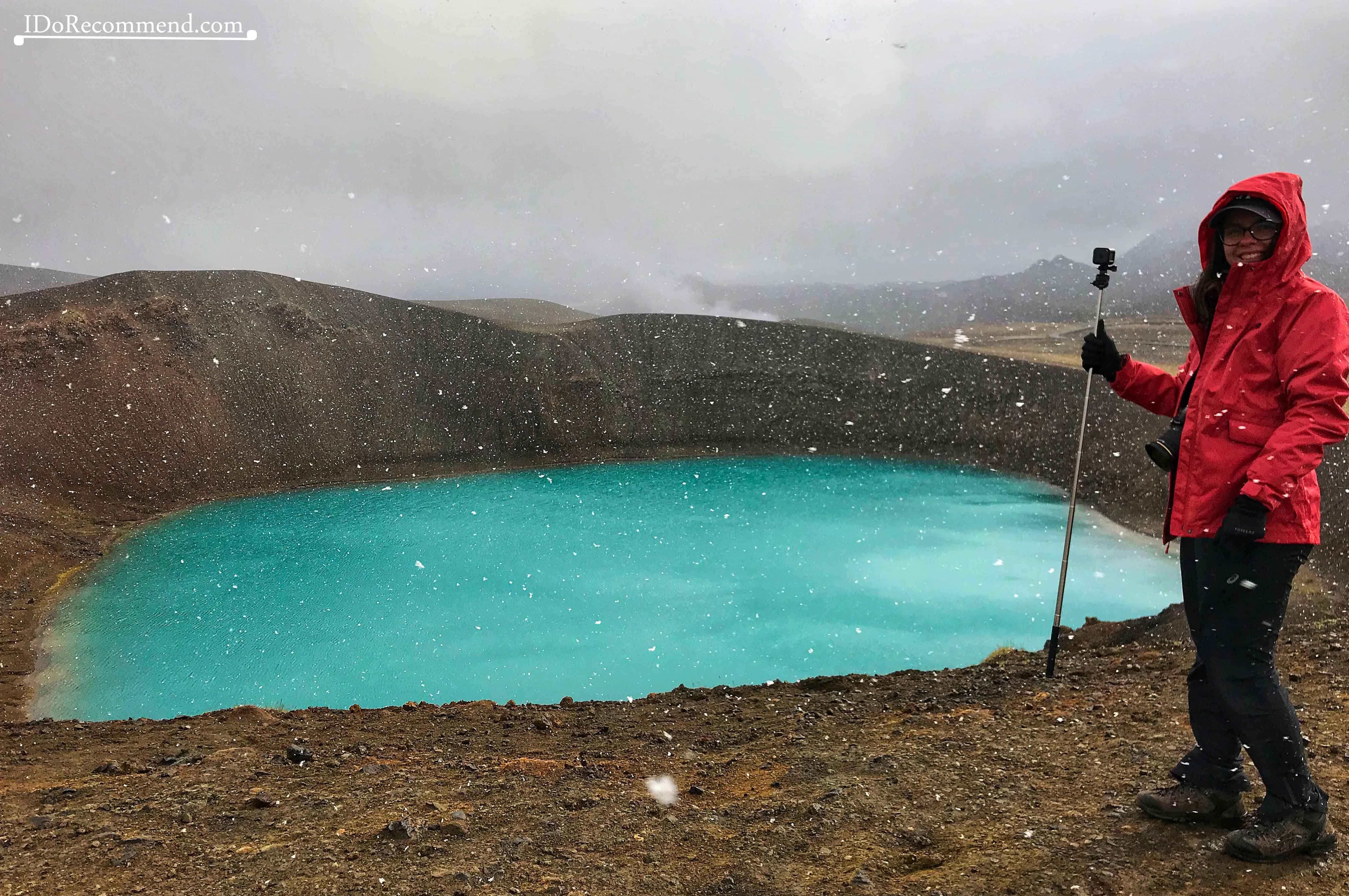 Viti Volcano - experiencing summer snow