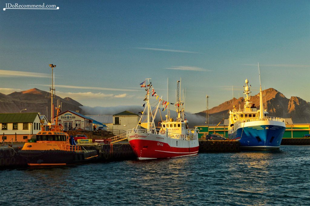 Höfn's harbour