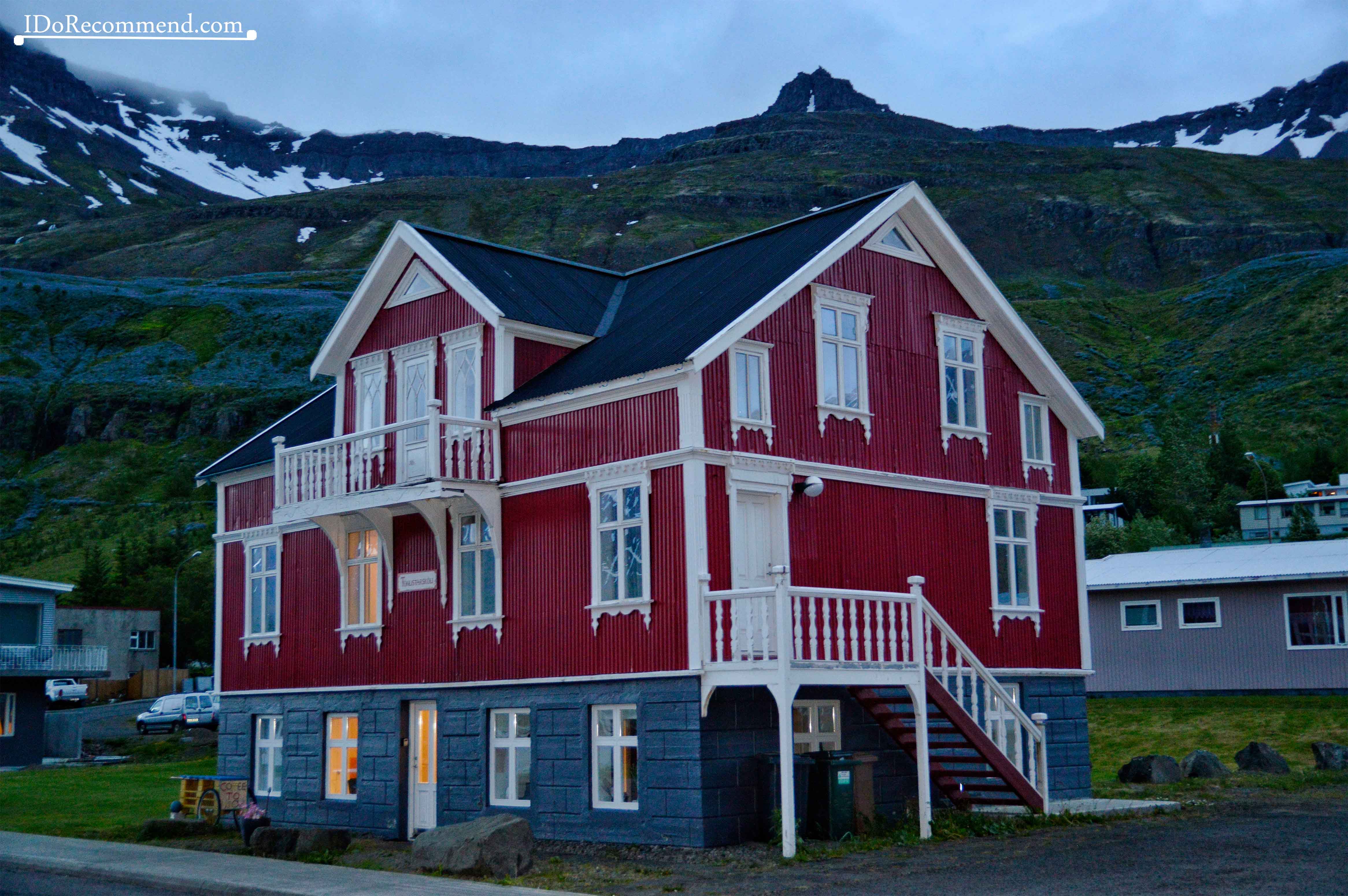 Wooden house in Seydisfjordur